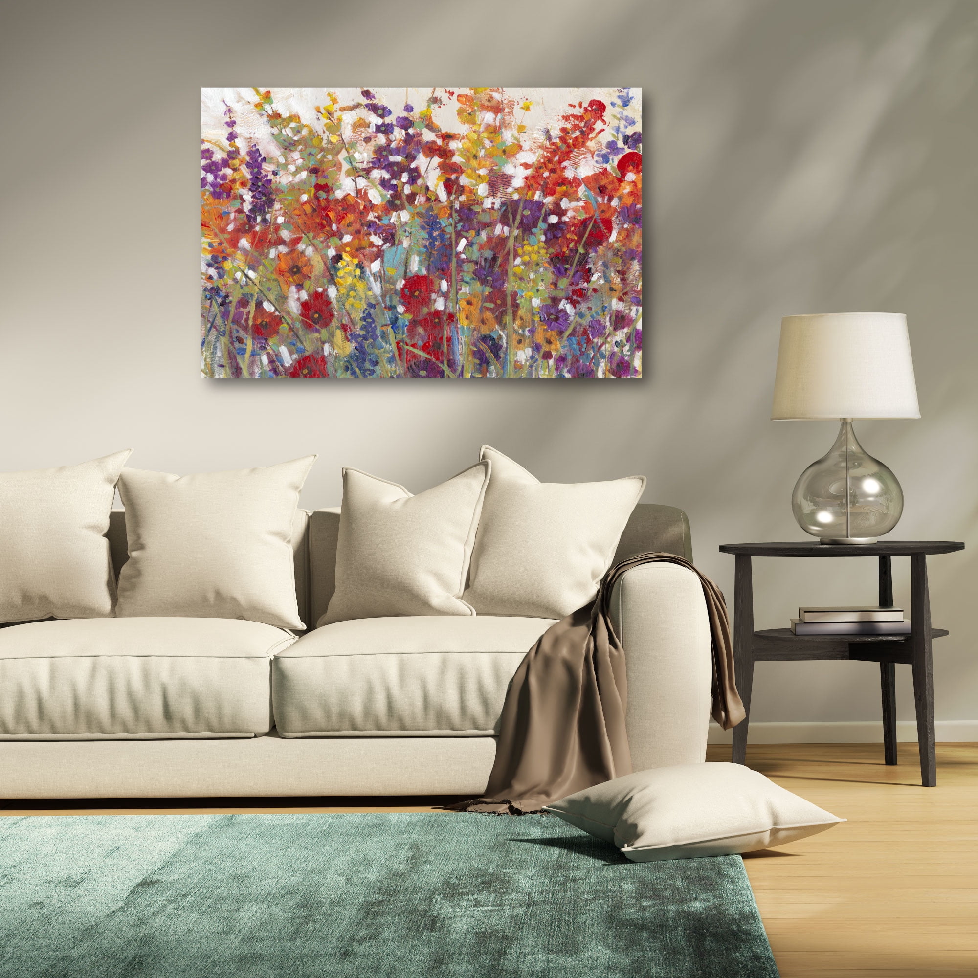 Courtside Market Variety of Flowers II 24"x36" Gallery-Wrapped Canvas Wall Art