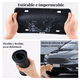 thumbnail image 2 of Par Marco De Matrícula  Bloosom De Silicona Coche Universal Negro, 2 of 4