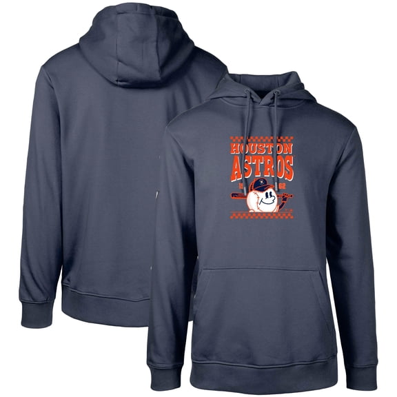 Men's Levelwear Navy Houston Astros Podium Inaugural Pullover Hoodie
