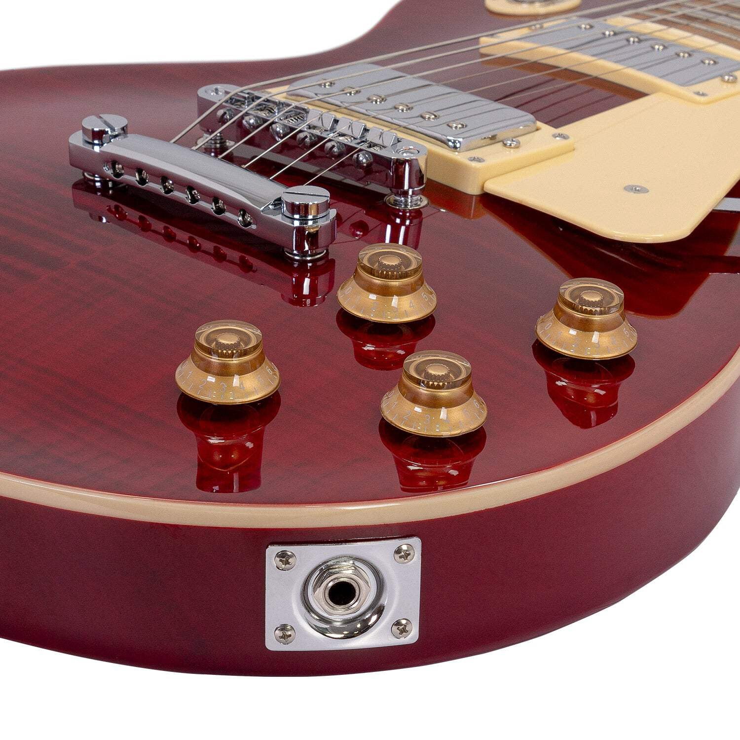 Babilon Cosmos Series Electric Guitar Wine Red with Case