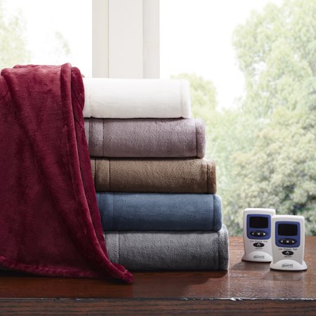 Plush Electric Blanket (King) Ivory - Beautyrest