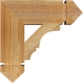 thumbnail image 3 of Ekena Millwork 4"W x 14"D x 14"H Balboa Arts & Crafts Rough Sawn Bracket, Western Red Cedar, 3 of 4