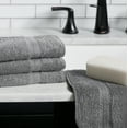thumbnail image 5 of Mainstays Basics 8pk Washcloth Set, Charcoal, 5 of 5