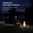 thumbnail image 4 of Linterna recargable en forma de U, linternas LED de mano de 1000 lúmenes, 4 modos, IPX5, reflector ligero impermeable para exteriores para senderismo, camping, caza y emergencias (1 unidad), 4 of 5