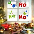 thumbnail image 2 of Northlight 19-Piece Red and Green "Ho Ho Ho"  Gel Christmas Window Clings, 2 of 2