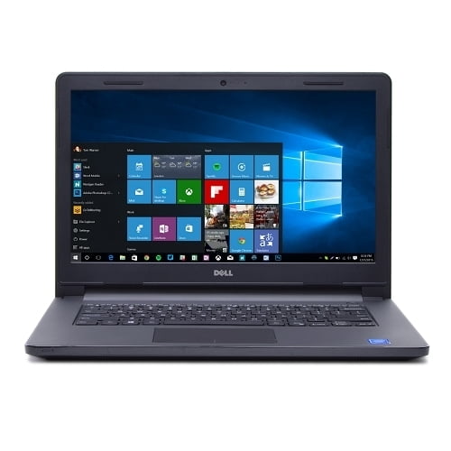 Dell Inspiron 14 3452 Intel Celeron N3050 X2 1 6ghz 2gb 32gb Ssd 14 Black Certified Refurbished Walmart Com Walmart Com