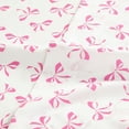 thumbnail image 4 of Sanders Bow Toss 4 Piece Full Pink Sheet Set, 4 of 10