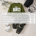 thumbnail image 3 of Enyan Toddler Baby Boy Fall Clothes Long Sleeve Letter Print Tops Camouflage Pants 2Pcs Kids Boys Winter Outfits（Green,3-4 Years）, 3 of 6