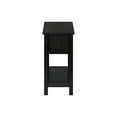 thumbnail image 5 of Dtwnek 2 Tier End Table with Bottom Shelf and 1 Drawer, Side Table for Bedroom, Office, Living Room, Black, 5 of 11