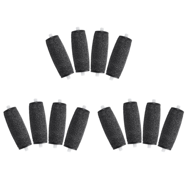 12 Unids / Lote Cabezas de Rodillos de Reemplazo para Terciopelo Suave Fichero Eléctrico Máquina de Pedicura Piel Muerta Removedor de Callos Herramienta de Cuidado de Pie