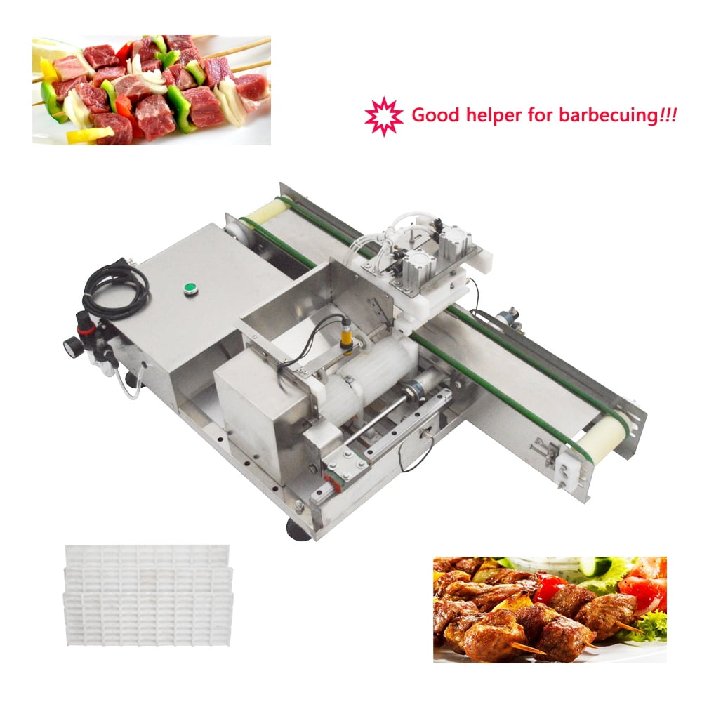 INTSUPERMAI Automatic Meat Skewer Machine Kebab Skewer Making Machine