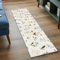 thumbnail image 3 of 2'x6' Rug Runners for Hallways Kitchen, Spring Floral Non Slip Entryway Beside Floor Carpet Runner, Watercolor Summer Elegant Botanical Washable Laundry Room Bedroom Throw Rugs Mat for Family Pet, 3 of 8