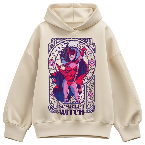 Marvel - Nouveau Scarlet Witch - Women's Oversized Fleece Hoodie Sweatshirt