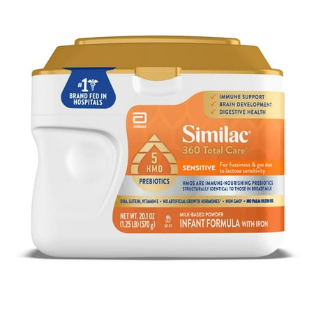 UPC: 0070074680712 | Similac 360 Total Care Sensitive Infant Formula Powder 20.1-oz Tub