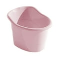 thumbnail image 3 of Cubo de baño para bebé, bañera para niños, portátil, cómoda, vertical, para sentarse y remojarse, cubo para baby shower para niños, regalos para bebés Rosa, 3 of 8