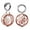 Rose Gold, variant on YUNOVA Metal AirTag Holder Keychain - Exquisite Hollow Flower Design Jewelry-Grade Tracker Cover, Signal-Friendly Accessory for Keys/Pet Collars/Wallets (Compatible with Apple 2021)