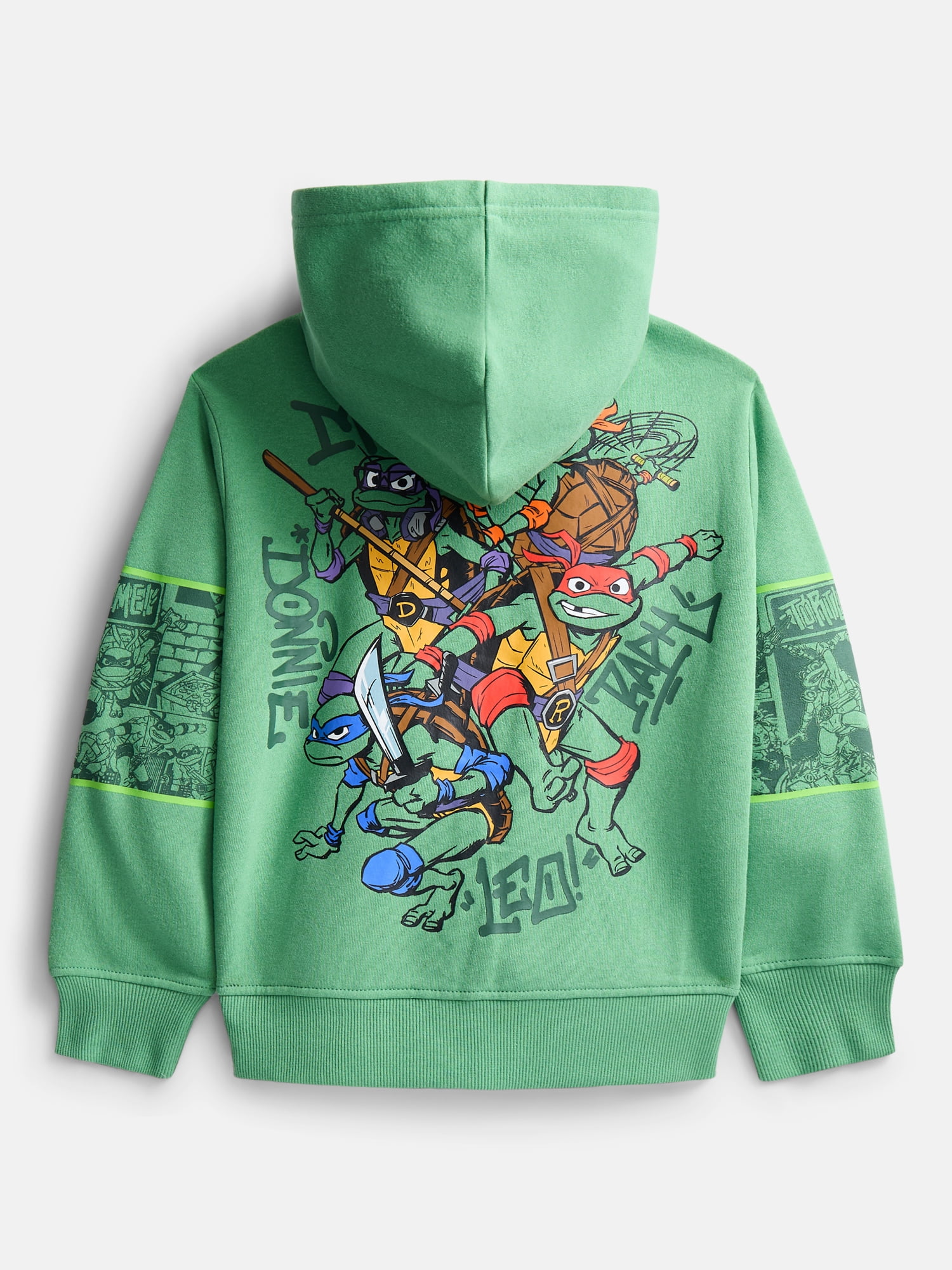 Teenage Mutant Ninja Turtles Boys Hoodie and Joggers Outfit Set, 2-Piece, Sizes 4-18