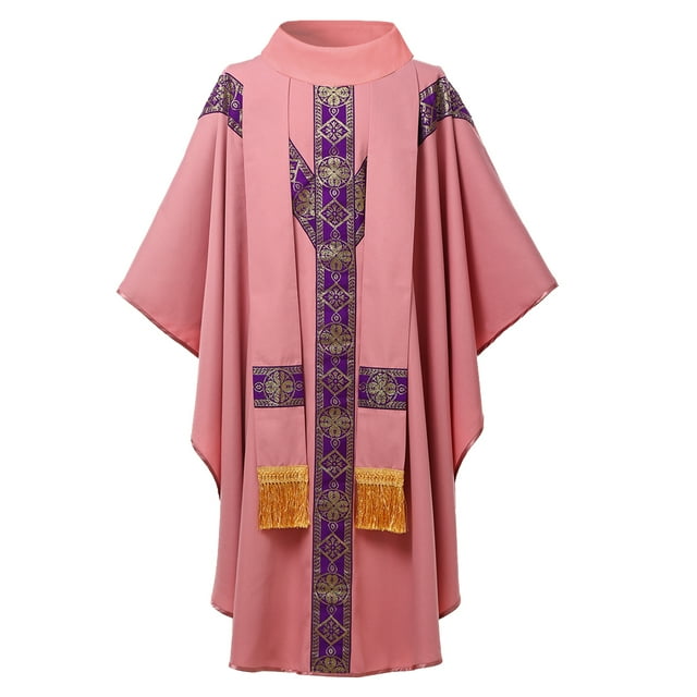 Vêtements d'Église, Robe de Prière, Clerc, Chasuble, Catholique, Col Rond
