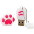 thumbnail image 2 of Unidad flash USB 3.0 de 32 GB con forma de pata de gato negro súper linda, unidad USB de dibujos animados, unidad USB, memoria USB, memoria USB de alta velocidad con adorables animales, 2 of 3