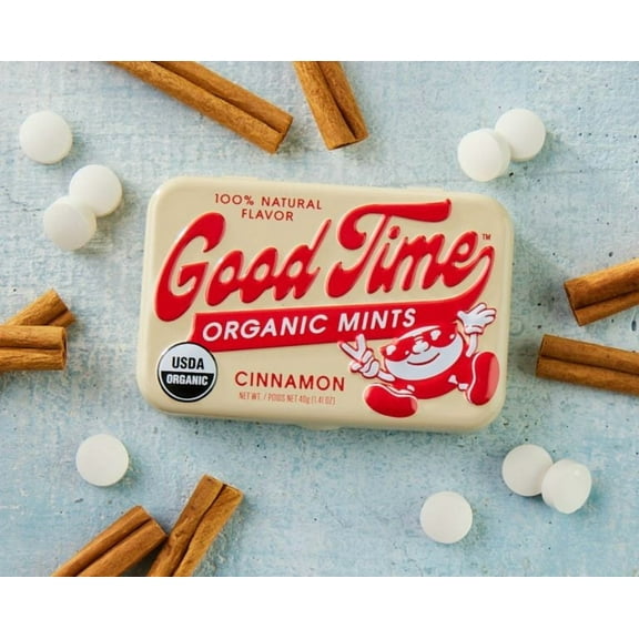Good Time Organic Mints Cinnamon 40g (1.41 oz)