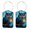 Multi2, variant on RATGON 2 Pack Luggage tag PU Leather with Stainless Steel Loop Owl in the Lamp Travel Trip