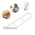 thumbnail image 4 of ToppiJoy 5" U-shaped Handrails for Outdoor Steps, Upgraded Wall Mount Handrail for Indoor, Stair Railing for Garage Porch Garden Entry Steps, White, 4 of 15
