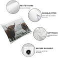 thumbnail image 6 of nygtbtfer Throw Pillow Cover Queen Size Set of 2 Lumbar Pillow Case Decorative Standard Pillow Cases with Zipper Cushion Covers for Bed,Sofa, White, 6 of 7