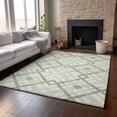 thumbnail image 6 of Addison Rugs Mayfield Washable Transitional Geometric Aloe Rectangle Rug, 10' x 14', 6 of 6