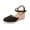 Black, variant on Fiaer Wedges Platform Sandals for Women Comfortable Closed Toe Sandals Hollow out Sandals with Ankle Strap Buckle Summer Dressy Vacation Shoes White 9.5
