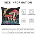 thumbnail image 6 of Nawypu  Set of 2 Moon Throw Pillow Covers, Cute Mushroom Cushion Case for Home Living Room Decor, Kawaii Fungus Wild Mushroom Decorative Throw Cushion Case, 6 of 6