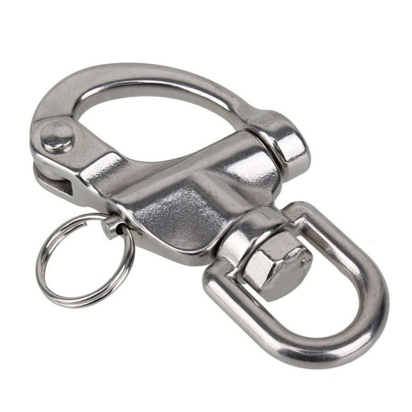 Marine Part Depot Manille Pivotante à Oeillets en Acier Inoxydable 2-1/2 Pouces