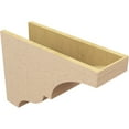 thumbnail image 5 of 8"W x 24"D x 16"H Classic Asheboro Rough Cedar Woodgrain TimberThane Corbel, Primed Tan, 5 of 6