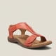 thumbnail image 5 of Sandalias de estilo romano de talla grande europeas y americanas, sandalias de playa informales planas para mujer, 5 of 5