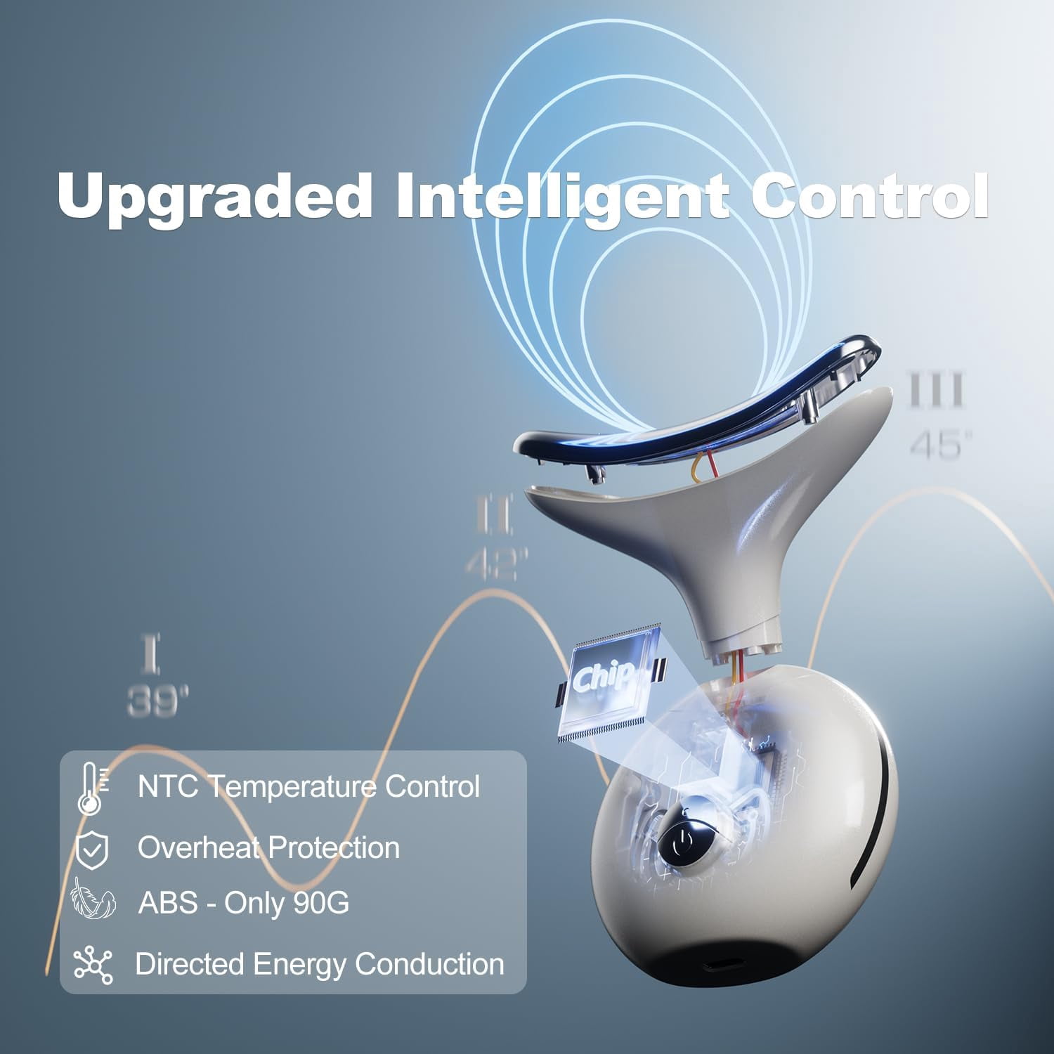 CNV pro  7 in 1 Face Massager Tool, Red Light Therapy for Face and Neck, Portable Face Lift Device, Neck Massager for Double Chin Reducer