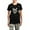 With Gray Camo Pant, variant on - Wolf Face Pajamas - Women's Short Sleeve Print T-Shirt and Pants Dark Cotton Pajama Set