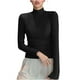 thumbnail image 3 of Tops bonitos para mujer,Camiseta de manga corta de poliéster para mujer, cuello redondo, informal, ligera y cómoda, ideal para uso diario en primavera y verano, sopatenor, 3 of 8
