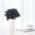 thumbnail image 2 of 20pcs Artificial Flower Bundle Simulation Flower Home Office Table Ornament Fake Floral Decor, White, Purple, 2 of 7