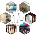 thumbnail image 3 of YourGift Paquete de 24 ganchos en forma de S resistentes, ganchos plateados en forma de S, ganchos para colgar para cocina, baño, dormitorio y oficina (paquete de 24/plateado/pequeño+mediano+grande), 3 of 5