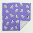 thumbnail image 4 of "S4Sassy Purple Puppies Dog Parties Table Decor Linen Re-Usable Cloth Napkins Set 18 x 18""(Pack of 6)", 4 of 8