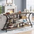 thumbnail image 2 of Tribesigns 70.8 inch Long Console Table, Narrow Sofa Table with Storage Shelves for Entryway Living Room, 2 of 5
