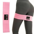 thumbnail image 3 of Yoga 120Lbs Resistencia Loop Ejercicio Bandas Piernas Trasero Cadera Yoga Fitness Entrenamiento Banda Estiramiento Rosa L, 3 of 7