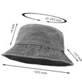 thumbnail image 2 of Sombrero de pescador de algodón para mujer, gorro de pescador de color sólido, transpirable, plegable, para montañismo, viajes de ocio, verano, 2 of 5