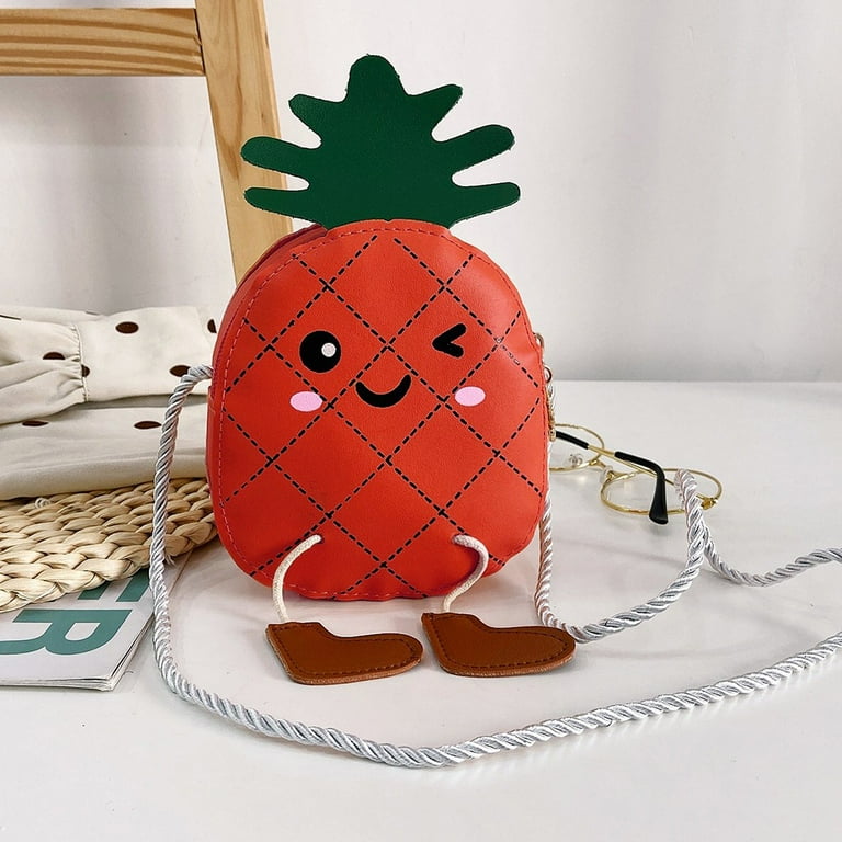 keusn kid s children girls cute cartoon pineapple messenger