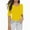 Yellow, variant on Rezuofi 2 Pcs Women's Basic Round Neck Plain Half-Sleeve Tee Casual Fitted T Shirt