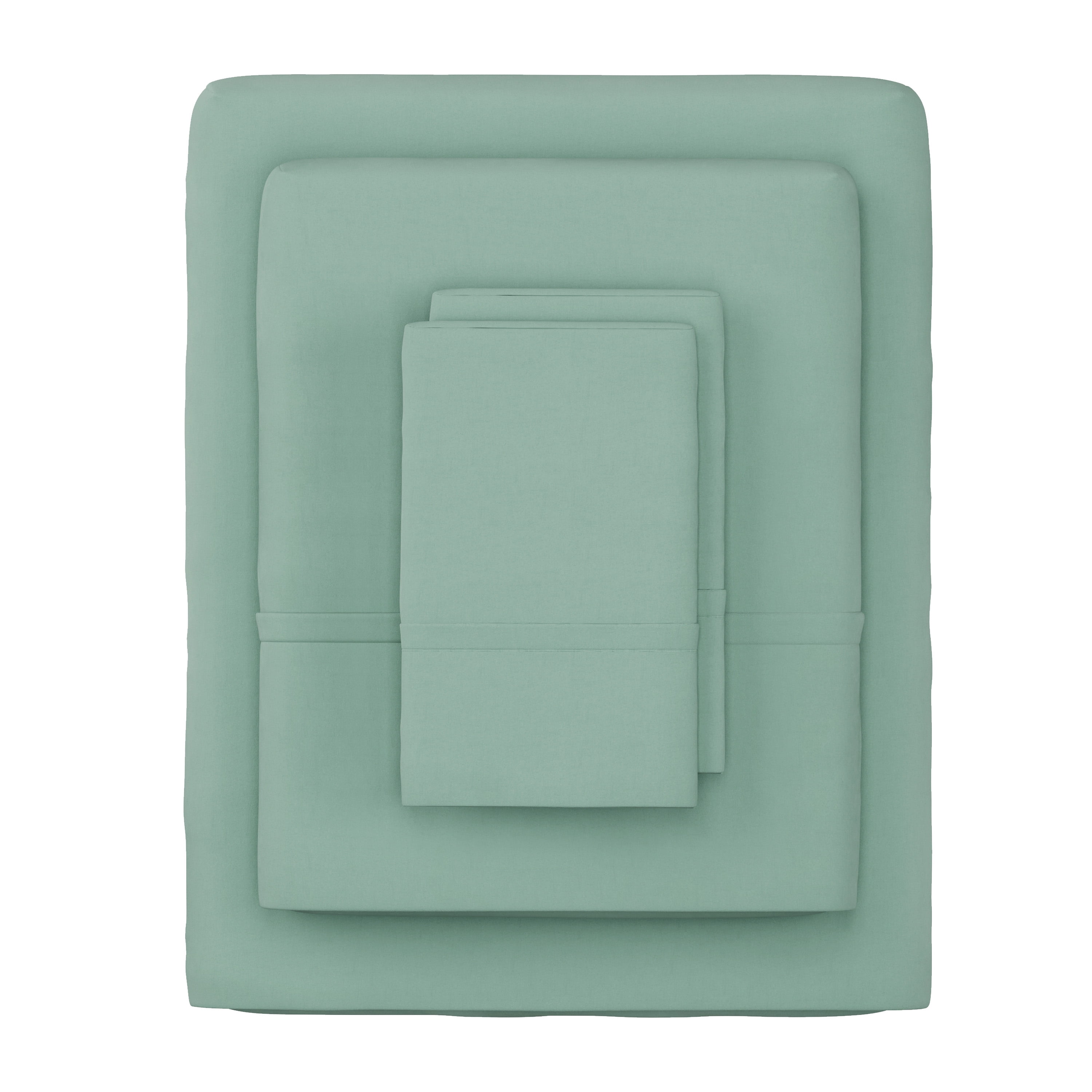 Lavish Home 4-Piece Microfiber Queen Sheet Set, Sage Green