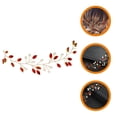 thumbnail image 3 of MOVTOTOP Elegant Pearl and Rhinestone Hair Vine for Bridal Decoration Red Color Simple and Chic Design, 3 of 7