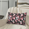 thumbnail image 6 of Fotbe Rose Flowers Pillow Cases - Envelope Closure - Luxury, Extra Soft, Cooling Pillow Covers - Wrinkle, Fade, Stain Resistant-16"x24", 6 of 8
