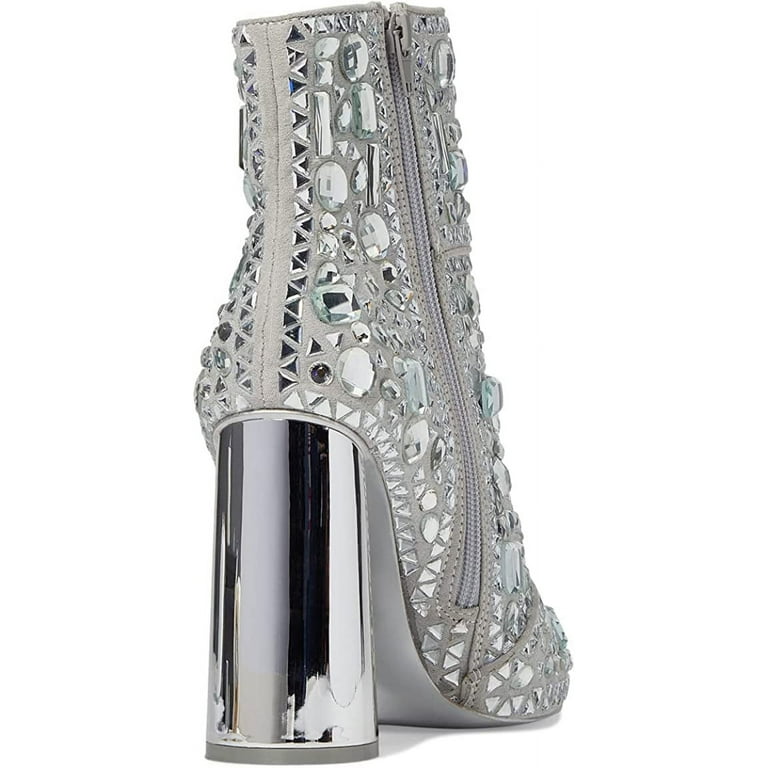 Steve madden top glitter booties