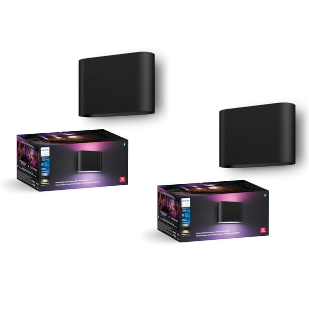 Candelabros de pared inteligentes para interiores y exteriores Philips Hue Dymera