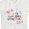 thumbnail image 6 of Minecraft Let's Explore Together Crew Neck Short Sleeve Boy's White T-shirt-Medium, 6 of 7
